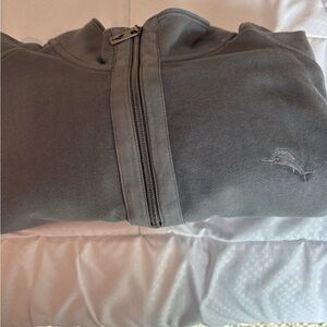 Tommy Bahama Gray Zip-Up Men's Shirt